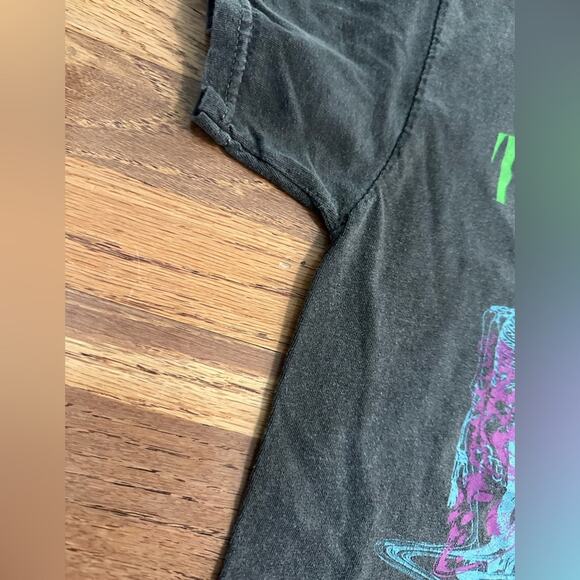 PacSun Black The Spirit Molecule Graphic T-Shirt, Distressed Fading, Medium - Picture 8 of 12